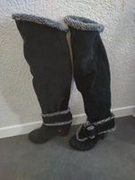 Damen Stiefel, schwarz, Grösse 38