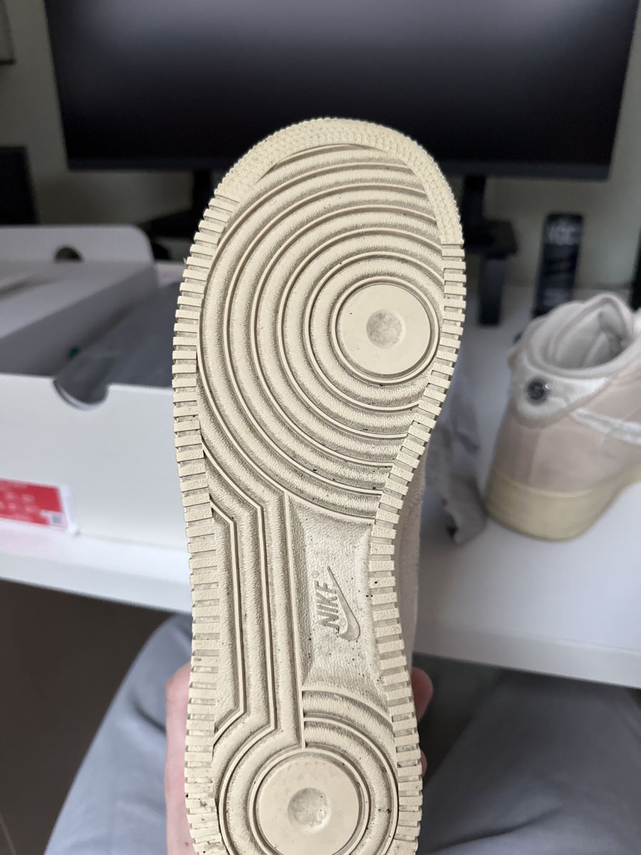 Scarpe da uomo: Air Force Mid X Stussy Beige – Usato da Brunnen venduto da ram_5zvc 2