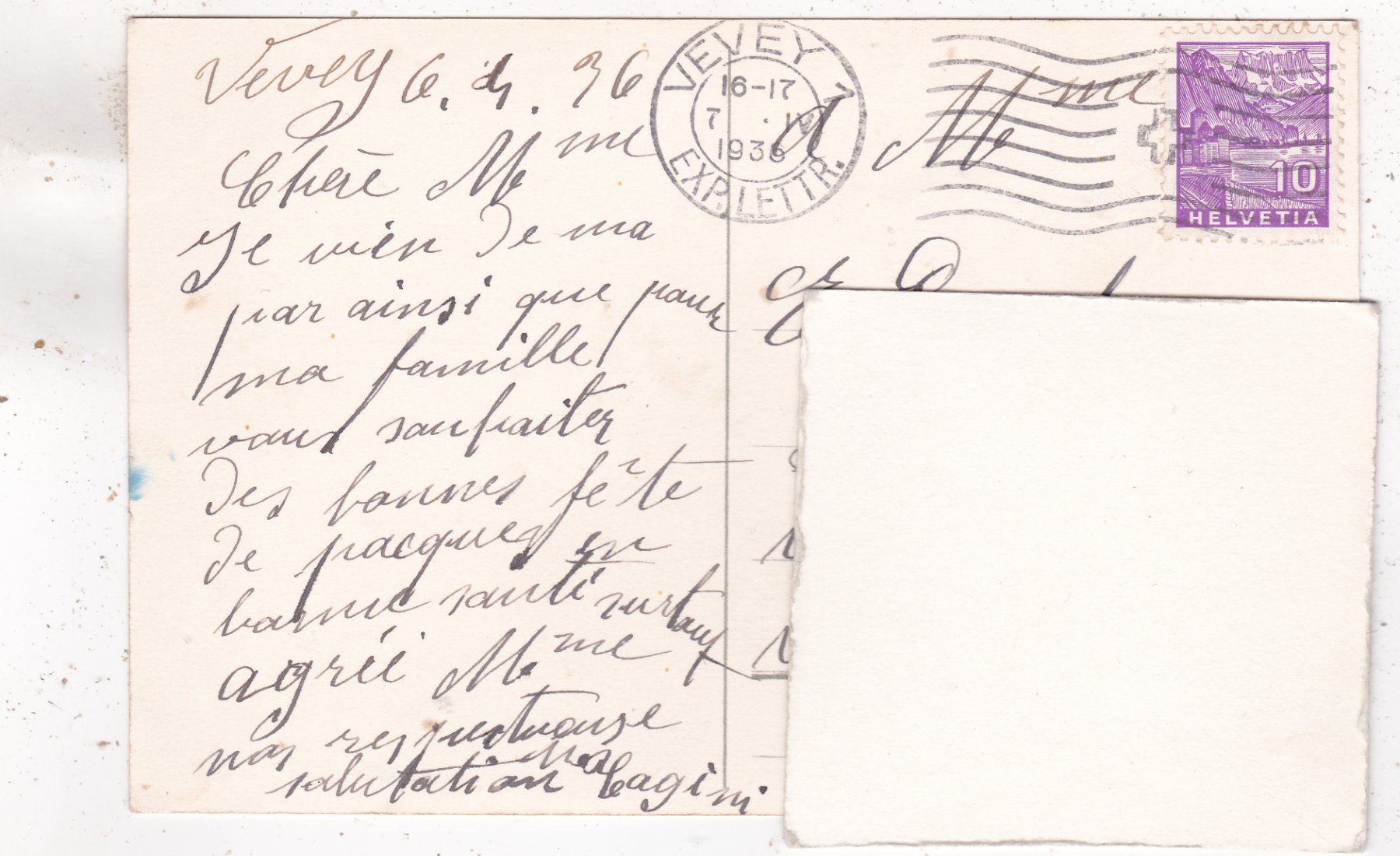 Cartoline postali: Kitsch Hasen mit Eier Wagen Joyeuses Pâques 1936 – Usato da Herisau venduto da Lisegrat2008 1