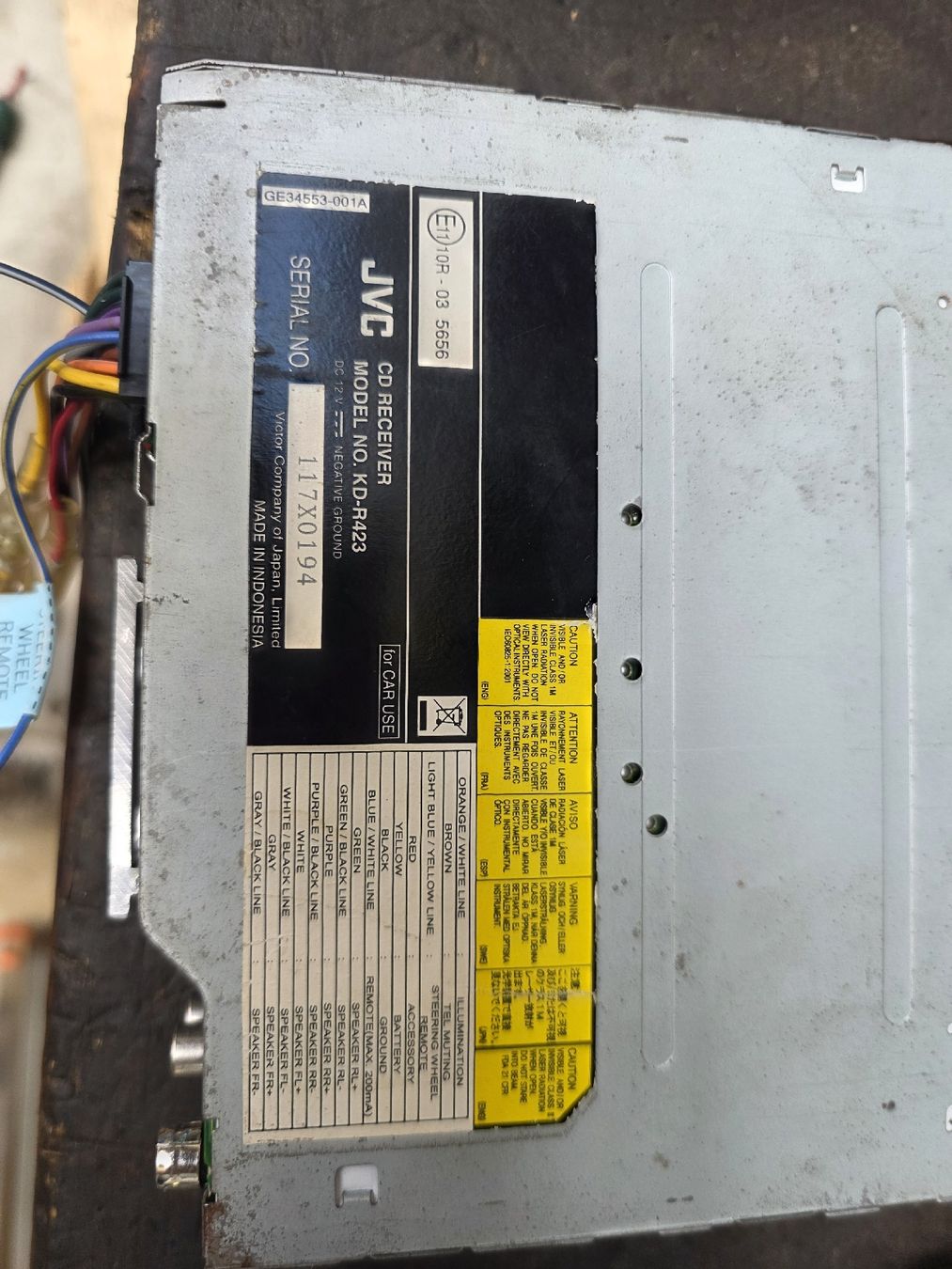 JVC Radios: Autoradio JVC KD-R423  – Gebraucht aus Schötz von corrado82 1