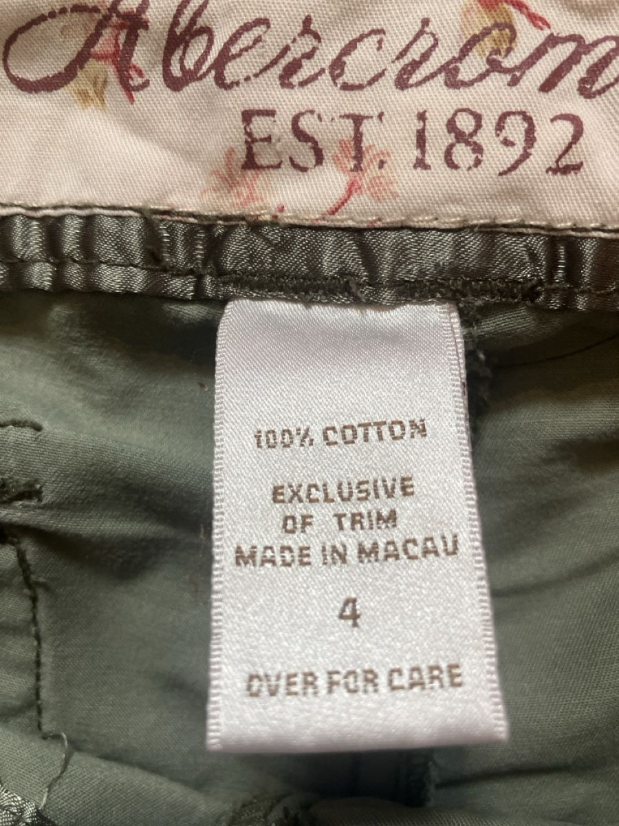 Abercrombie Pantaloni: Abercrombie Cargo Hose, Grosse L – Usato da Muralto venduto da jac_hkz5 3