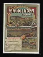 Magglingen, Biel. Künstlerkarte