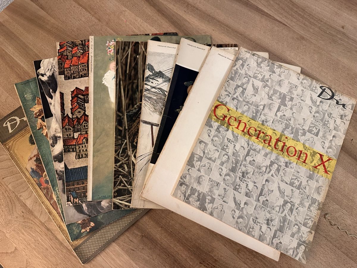Riviste & Magazine: DU Zeitschrift 1954; Monat März fehlt – Usato da Thalwil venduto da mabara42