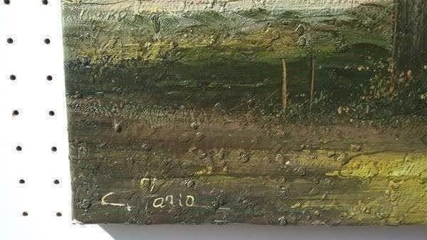 Gemälde: C.Fario "Dorf in Holland" Oelgemälde – Gebraucht aus Zürich von Galerie-Kunst 1