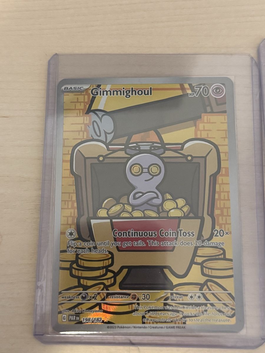 Pokémon Carte collezionabili: Gimmighoul 198/182 – Nuovo (secondo la descrizione) da Taverne venduto da aleeedg