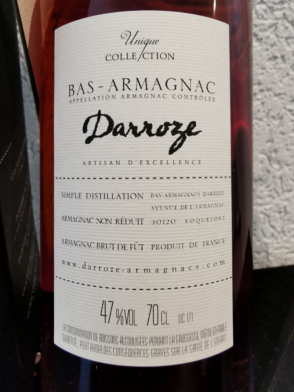 Bevande alcoliche: Bas Armagnac AOC Darroze 1989 - 30ans – Nuovo e nell'imballaggio originale da Yverdon-les-Bains venduto da lalolo64 3