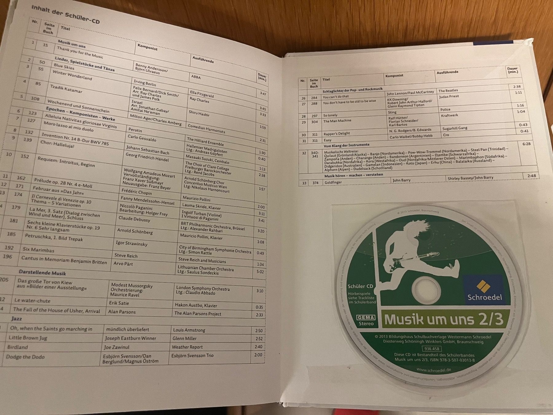 Libri: Musikbuch "Musik um uns" 2/3 Schroedel+CD – Usato da Luzern venduto da Sono2 1