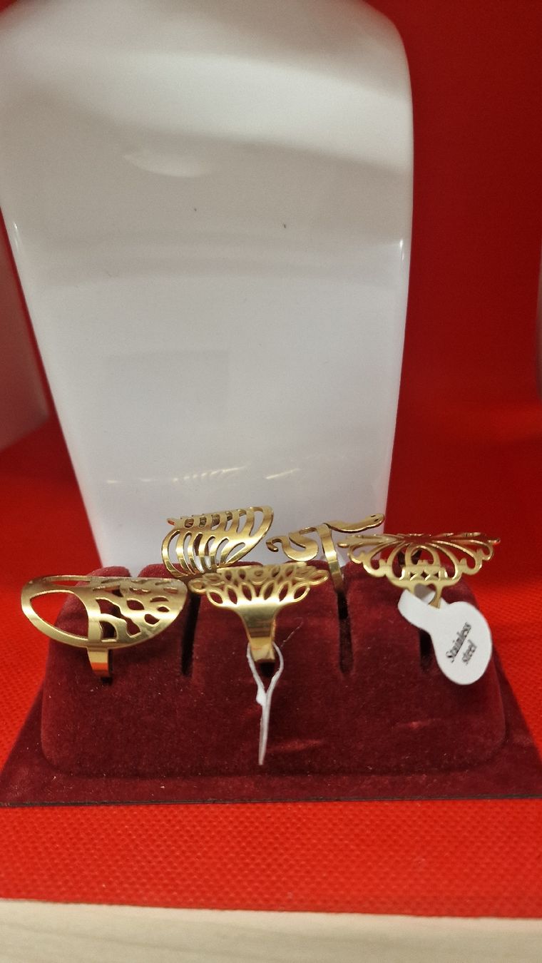 Ringe: Edelstahlringe Gr. 18/19/21 – Neu und originalverpackt aus Herisau von Antiques.AR 1