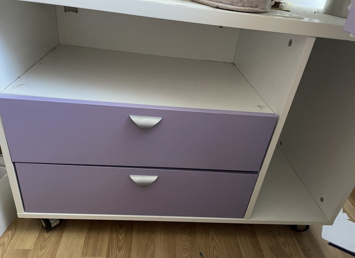Schränke: Herziges Mädchenzimmer weiss/lila – Gebraucht aus Gossau ZH von Rapunzel77 6