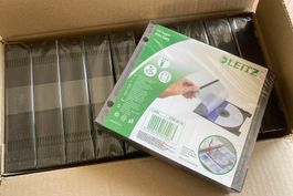 100 Stück - CD Super Slim Case (LEITZ)
