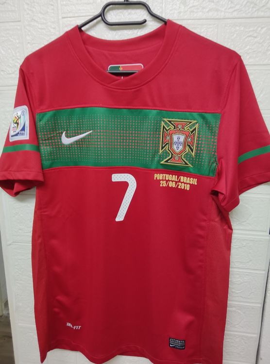 Maillot Portugal Nike 2010/12 – Taille 170cm – Occasion – Avec Flocage Toni