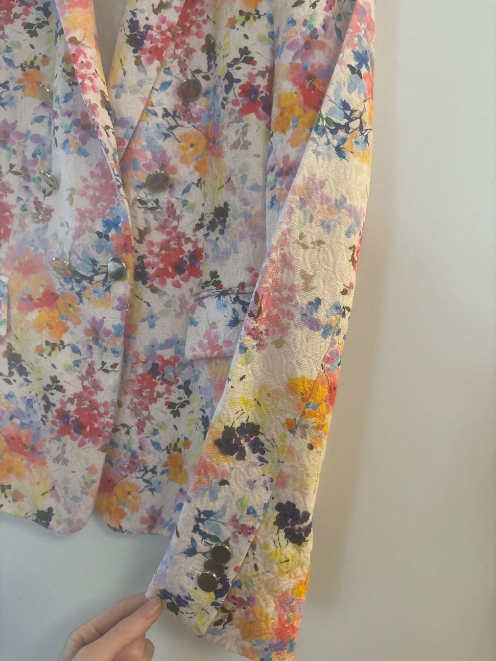Zara Jacken: Blazer mit Blumenmuster - Zara - Gr. S - neuwertig – Neu (gemäss Beschreibung) aus Brügg BE von doppelrittberger 3