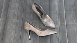 Bata Pumps - 37 - Silber / Metallic