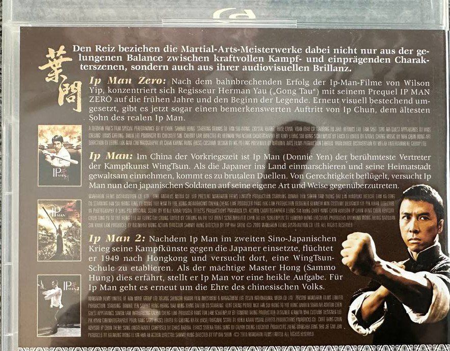 Tutti i DVDs: Ip Man Trilogy Blu-ray Special Edition – Usato da Beringen venduto da Mantafisch1 4