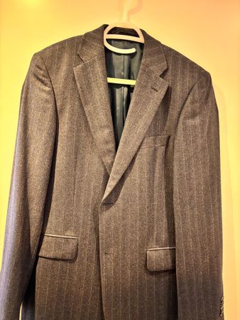 *YVES GERARD* Herren Veston/Sakko, Gr.46/48 blau-grau