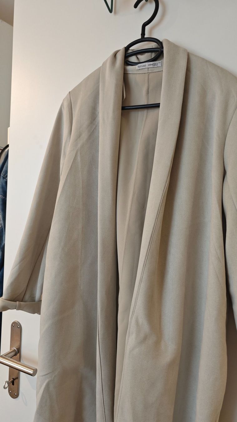 Zara Cappotti: Zara Wildledermantel beige Grösse S – Usato da Bülach venduto da mastika82 3