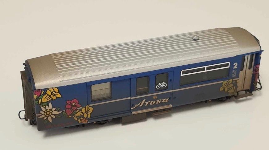 Bemo Modellini di ferrovie: H0m verwittert RhB Arosa Express 7-Teilig Bemo – Nuovo (secondo la descrizione) da Belp venduto da AEMA-Modellbau 3