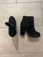 Stiefeletten mit hohem Absatz, Grösse 38