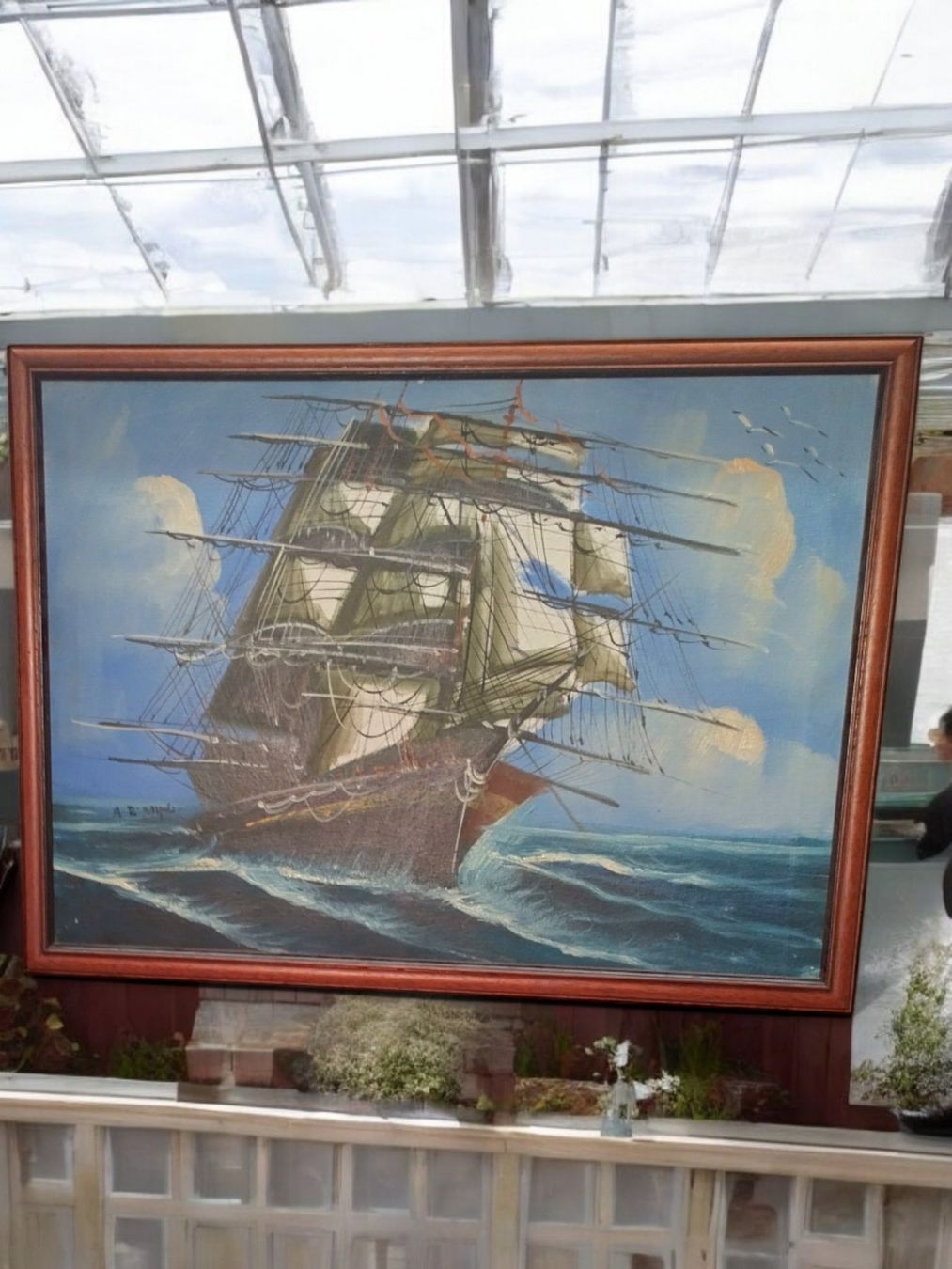 Dipinti: Segelschiff, neapolitanischer Schule 1900er – Usato da Zürich venduto da Zuerichparis08 1