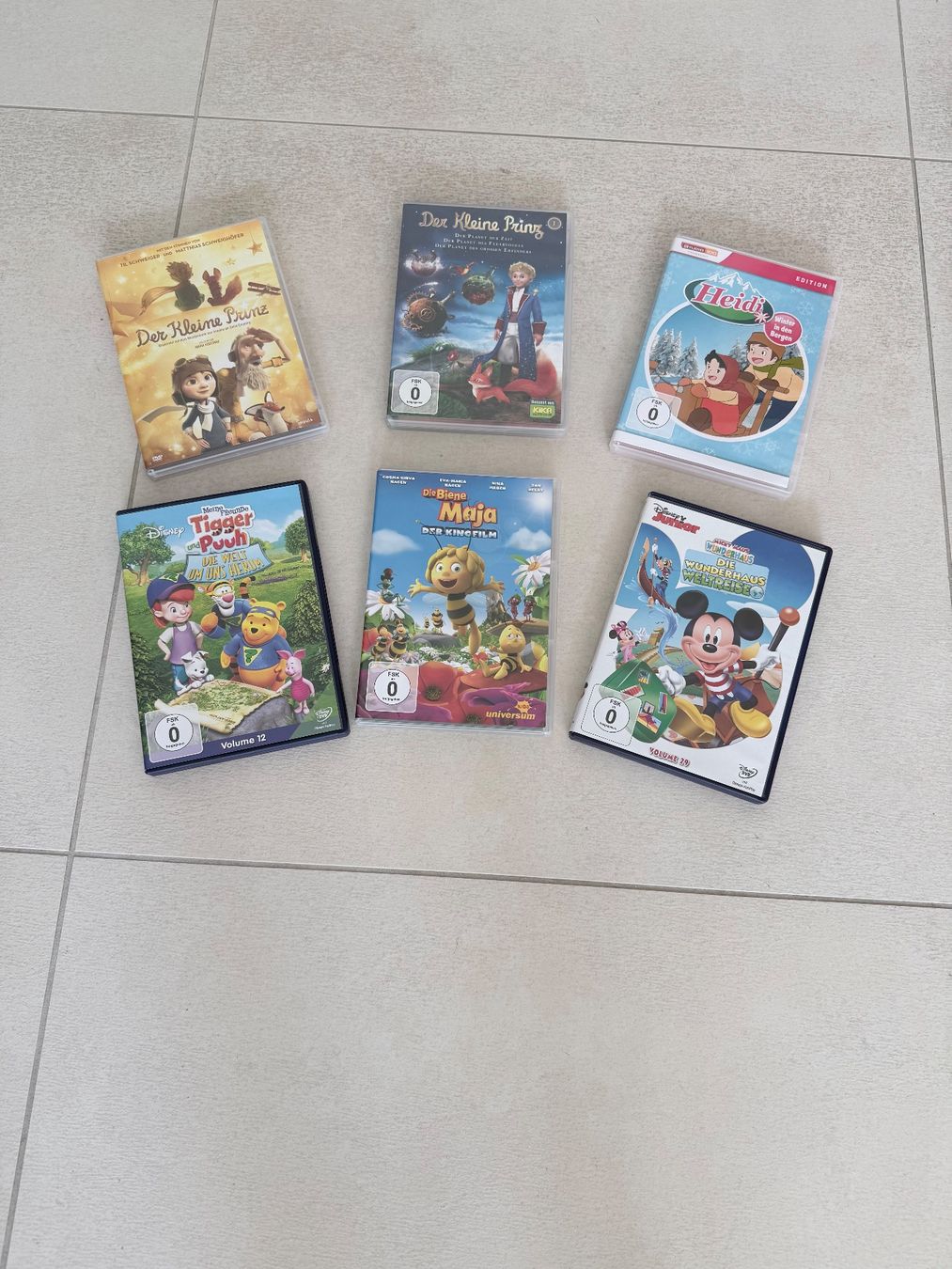 Tutti i DVDs: 6 Stück DVD Kinderfilme – Usato da Sulgen venduto da Alesnevi