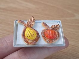 Blätterteig Gebäck, Birne und Apfel. Handgemacht