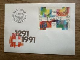 Schweiz - 1991 Rütli 700 Jahre Wege der Freiheit Sonderbrief