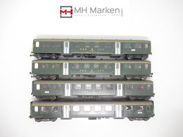 Liliput 4x 87750 Personenwagen 1.Kl. SBB CFF FFS DC H0 OVP