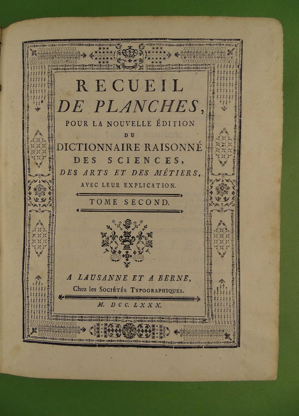 Libri: RECUEIL DE PLANCHES 1780 – Usato da Grüningen venduto da Kartensammler 2