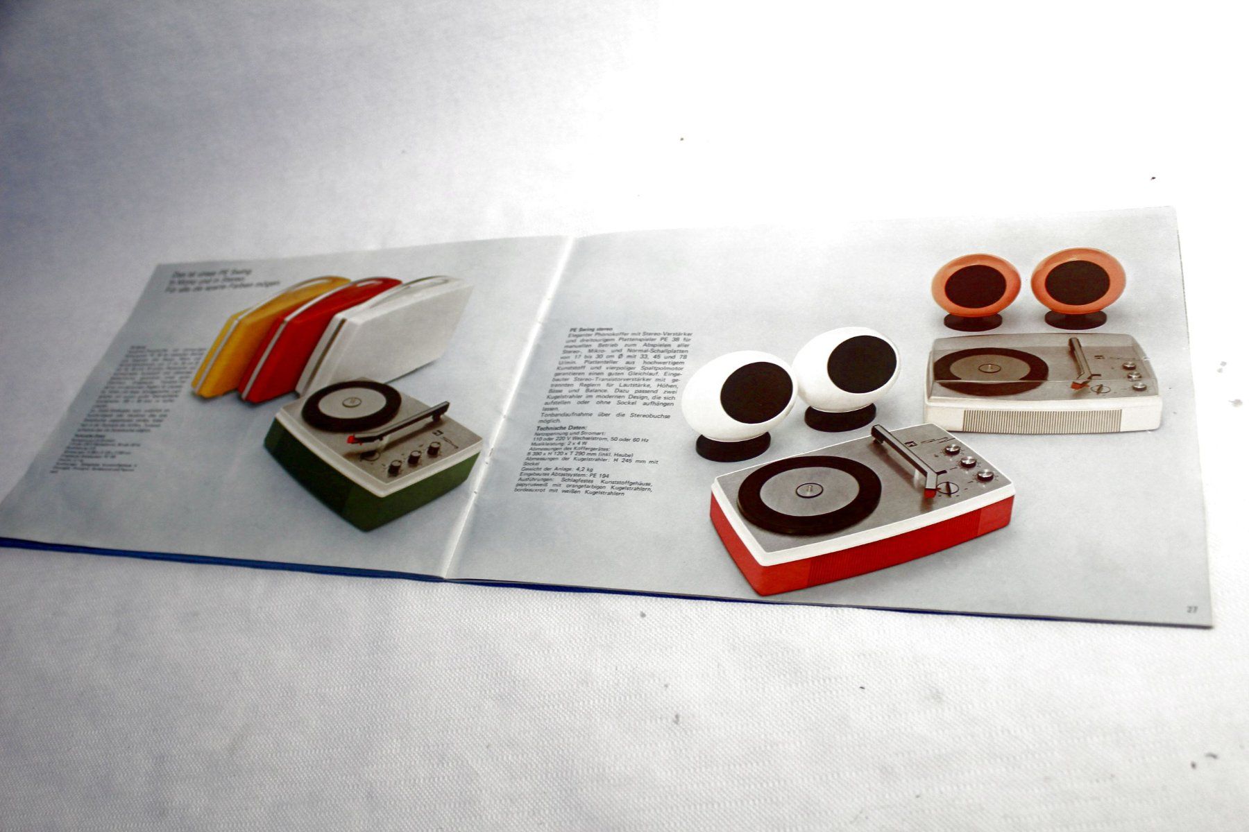 Philips Tourne-disques: Original Katalog: PERPETUUM EBNER Komplettes Programm, 1971 – D'occasion à Bern par Vitaneuf 4