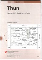 Swisstopo-Karte 1:25'000 1207 Thun