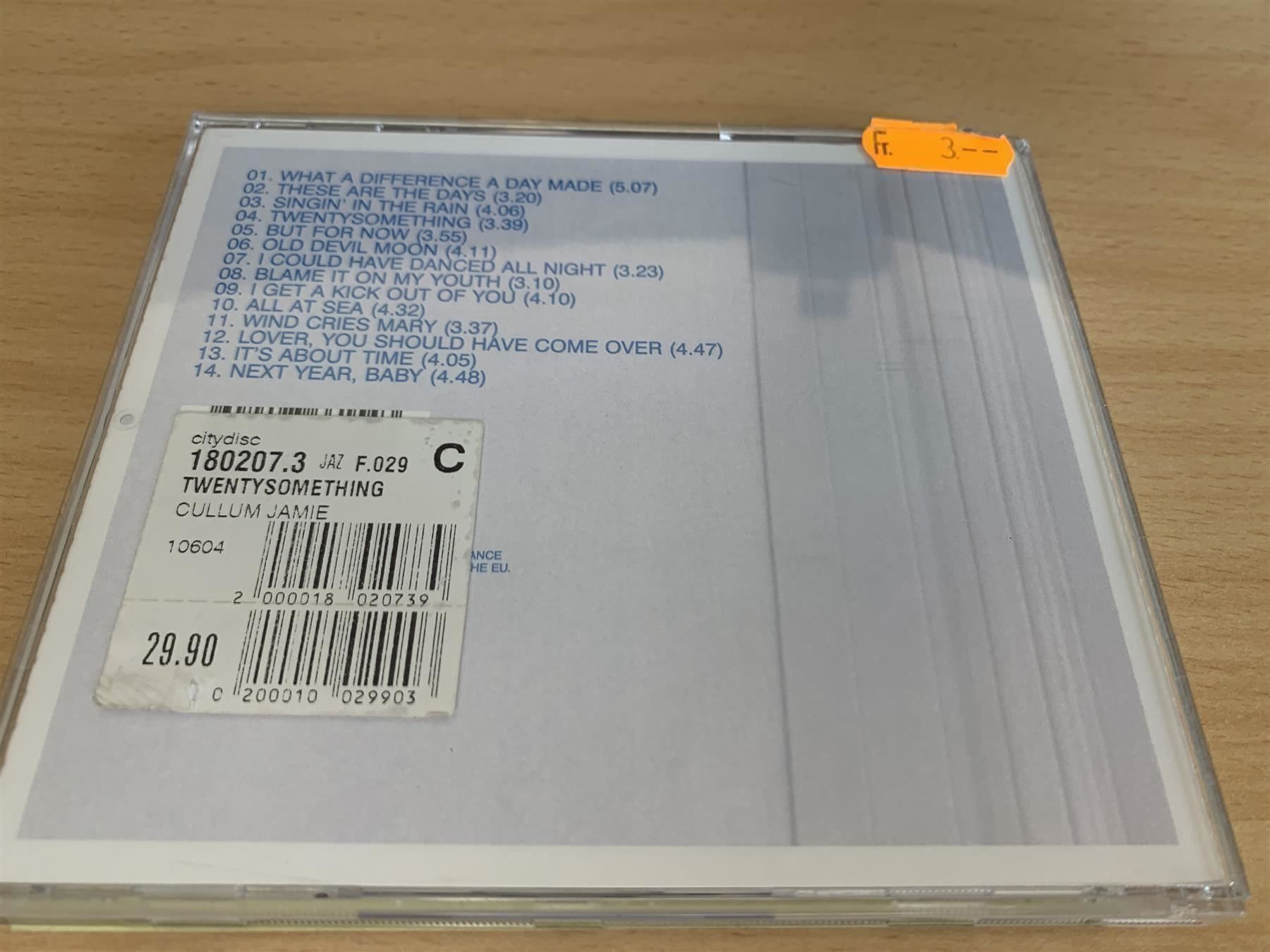 CD: Jamie Cullum – Twenty Something – Usato da Rikon im Tösstal venduto da Alpenmutz 1