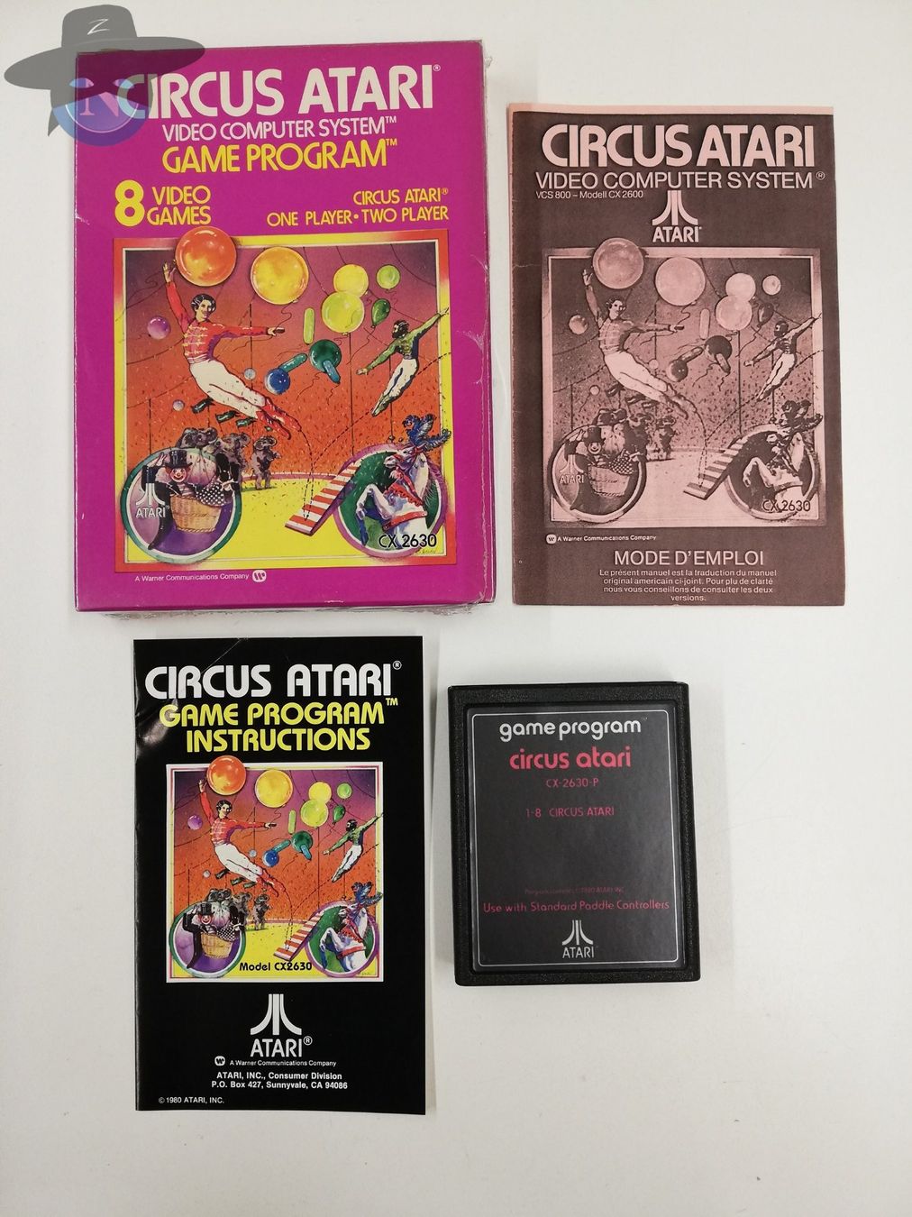 Atari Spiele: Circus / Atari VCS 2600 – Gebraucht aus St. Gallen von zorro_dc