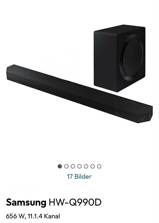 Televisori: TV + Halterung + Sound system – Usato da Opfikon venduto da B777-1 1