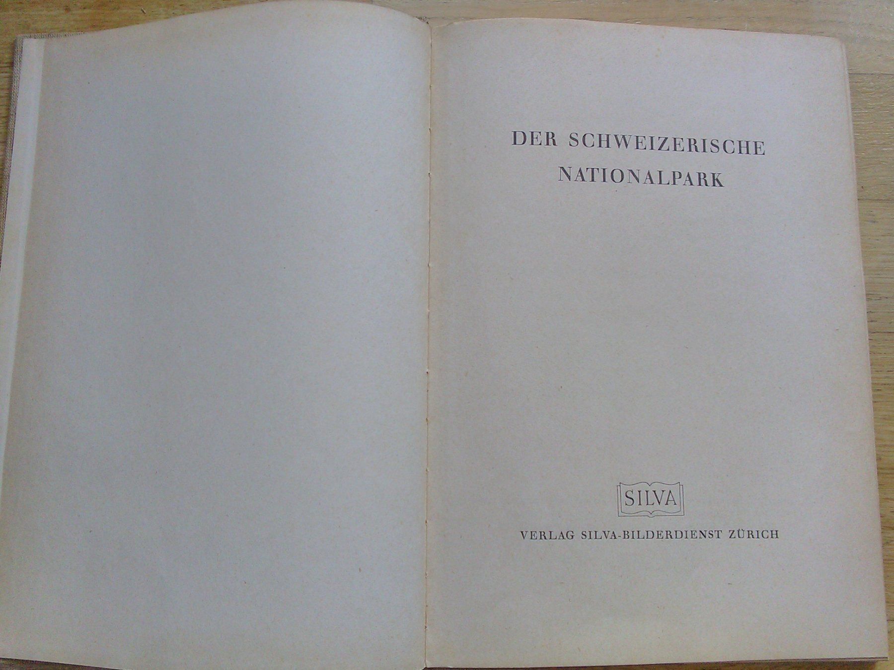 Libri: Der Schweizerische Nationslpark (1949) – Usato da St. Gallen venduto da elkapone 1
