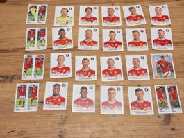 Sticker Panini Euro 2016 Svizzera lotto 29 pezzi