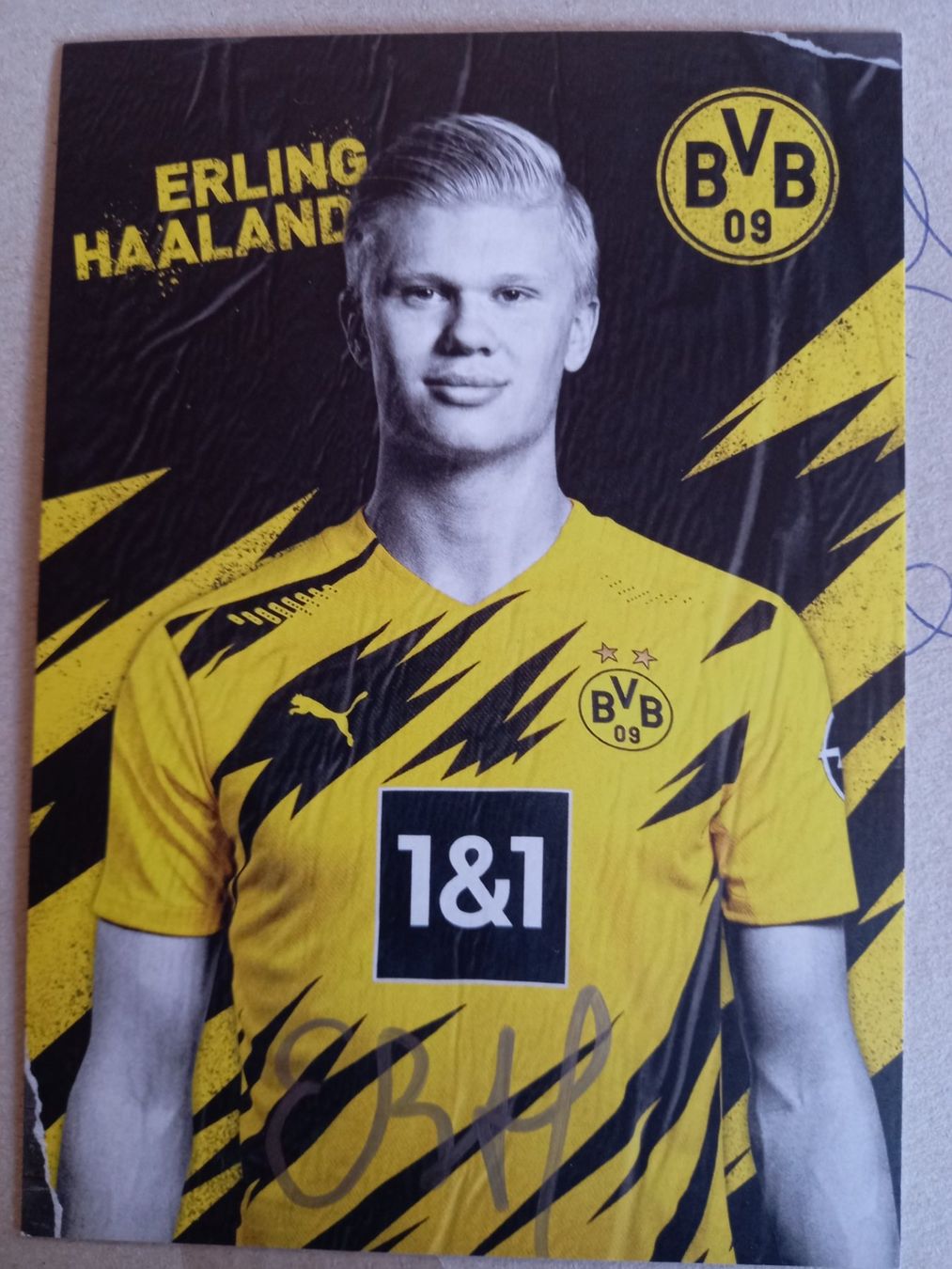 Autographes: Erling Haaland original Autogrammkarte 100% original – D'occasion à Thun par wuschu