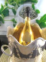 Champagner Kühler versilbert ca 1910 Jugendstil SEHR RAR!