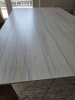 Tavolino con piano in marmo e gambe in legno 110x70x40c