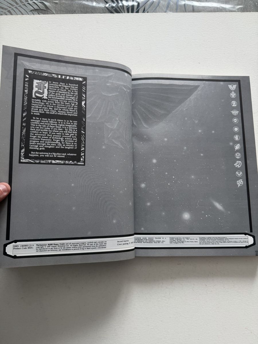 Libri: Warhammer 40K Rogue Trader 1st Edition 1987 – Usato da Genève venduto da sho_67qj 5