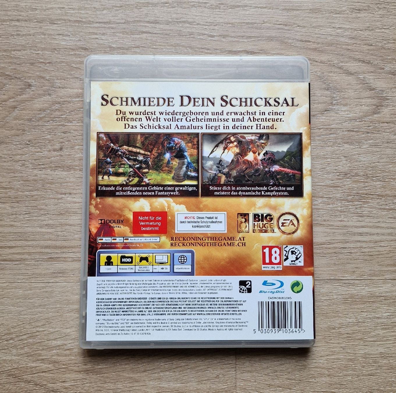 Sony Spiele: PS3 Spiel RECKONING – Gebraucht aus Fischingen von RWB6 1