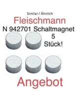 5 Stück! Fleischmann N+H0 Ähnlich wie 942701 Schaltmagnet