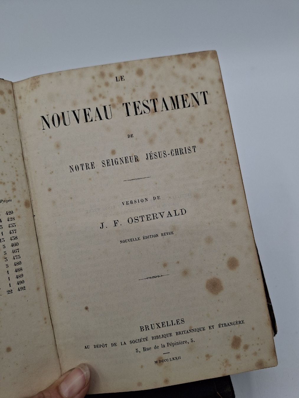 Libri: ancienne bible – Usato da Le Lignon venduto da vanessatrolliet