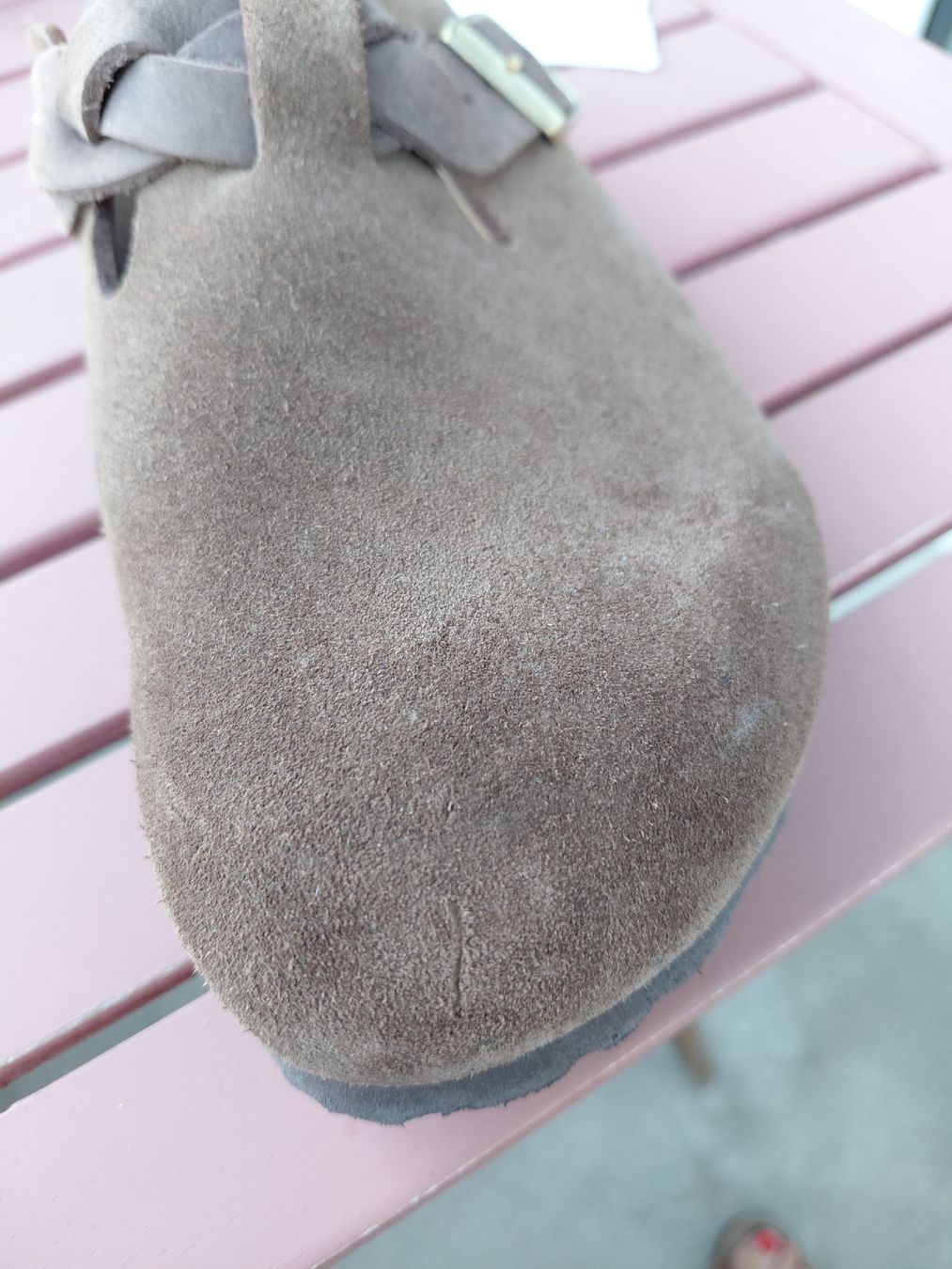 Birkenstock Scarpe da donna: Birkenstock Boston Daim Brun T. 39 – Usato da conthey venduto da Sarahaude1 1