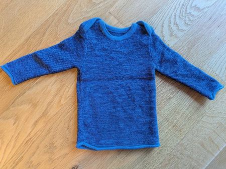 Disana Wollpullover mit Schlupfkragen Gr. 74/80