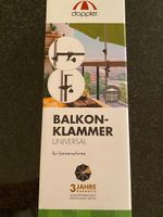 Neue Doppler Balkonklemme Universal für Sonnenschirm
