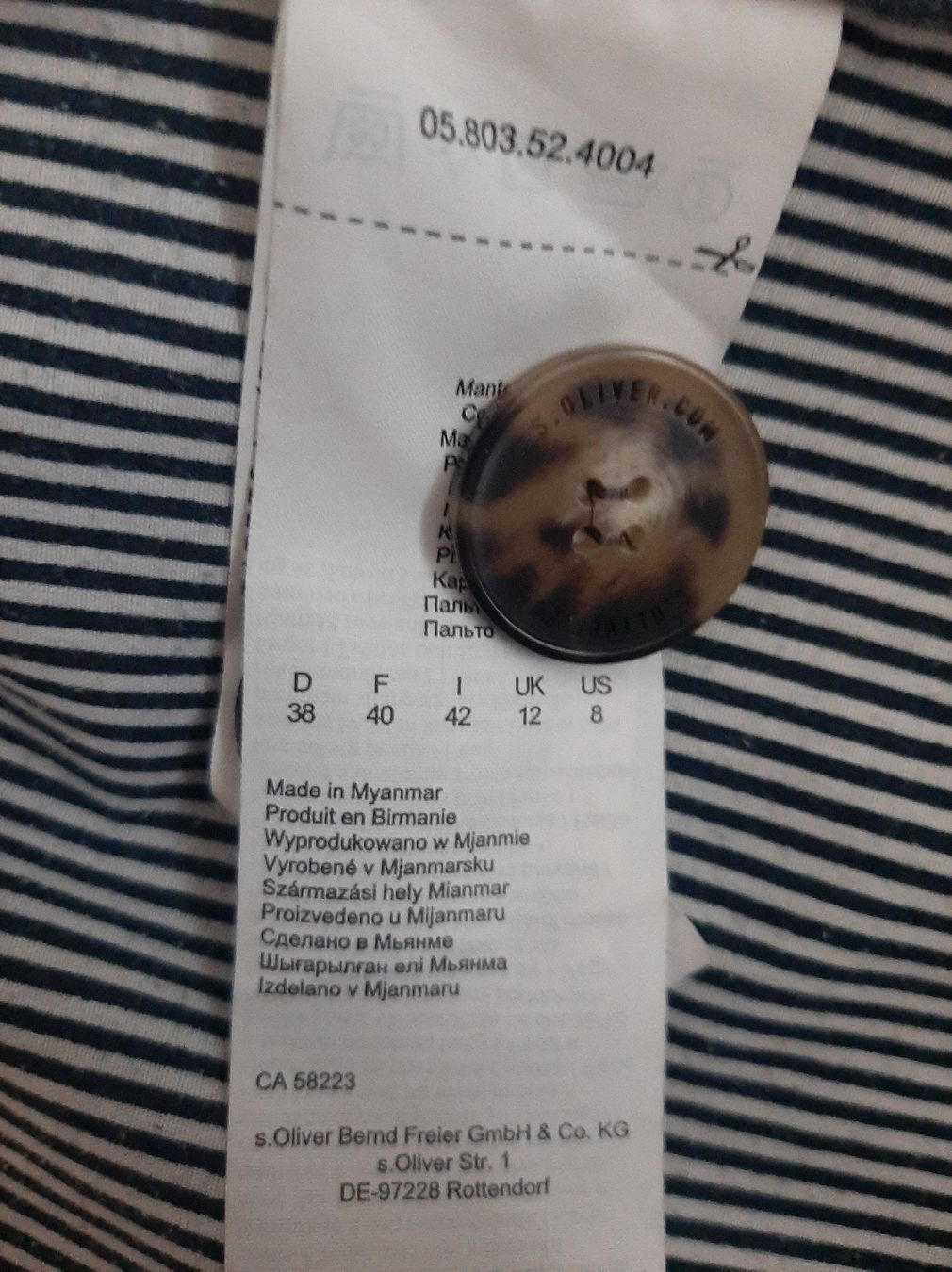 S.Oliver Cappotti: Trenchcoat dunkelblau Gr 38 – Usato da Zollikon venduto da maybeadiva 3