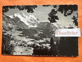 1951 6906 Wengen, Jungfrau, Grosshorn, Breithorn.