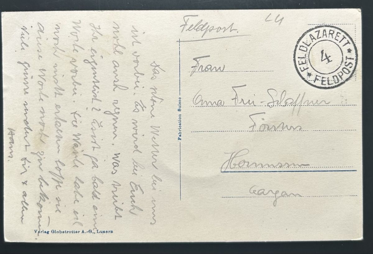 Cartoline postali: Fotokarte Grosswangen  – Usato da Horw venduto da Tellbub 1