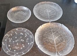 4 Glasteller