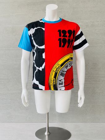 Michel Jordi T-Shirt 1991 Neu & Ungetragen Swiss Ethno Fever